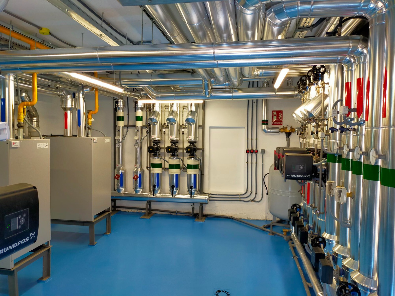 Sala técnica de climatización